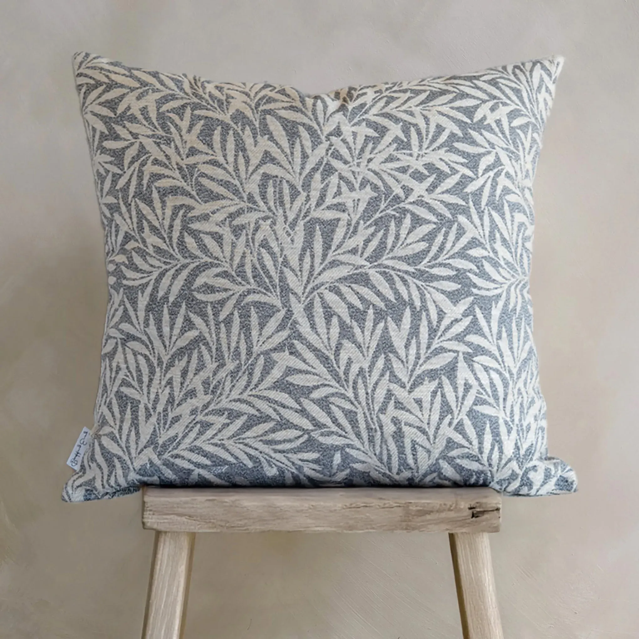 Square Cushion Pair - Grey, Cotton Blend