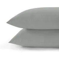Giza Imperial Oxford Pillowcase - Grey, Egyptian Cotton alternate view