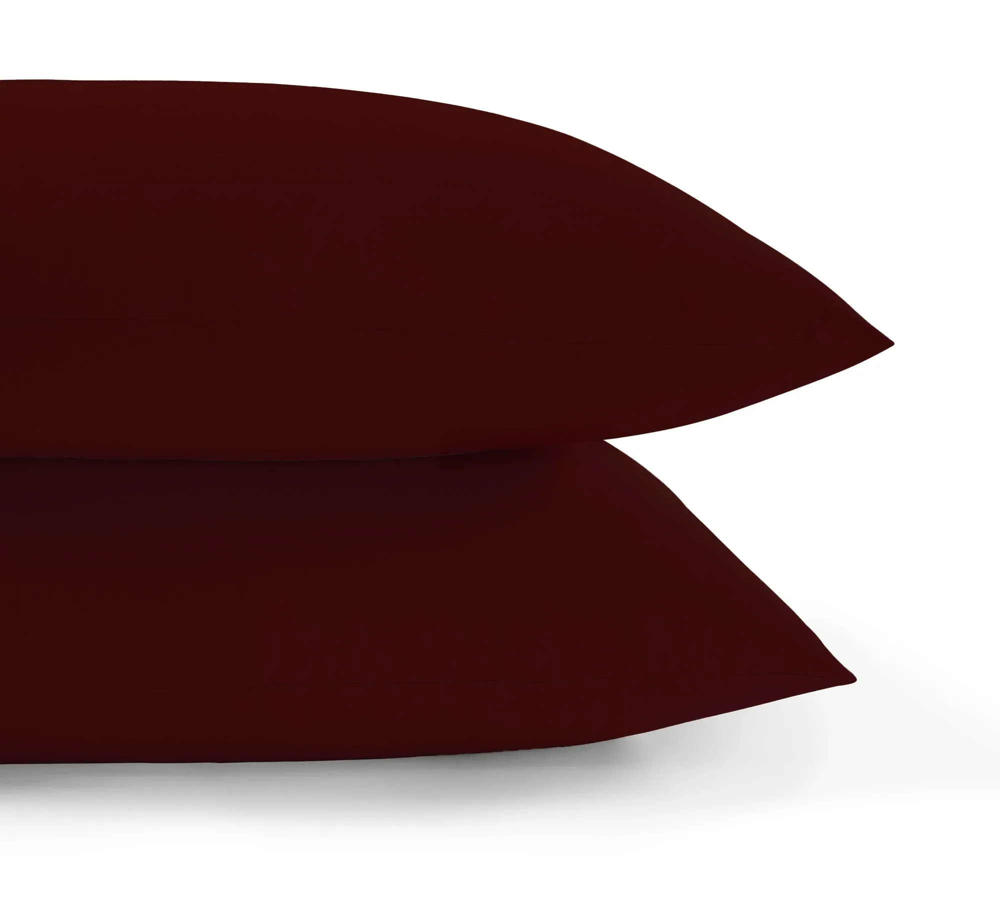 Standard Pillowcase Set 800 Thread - Burgundy, Cotton image