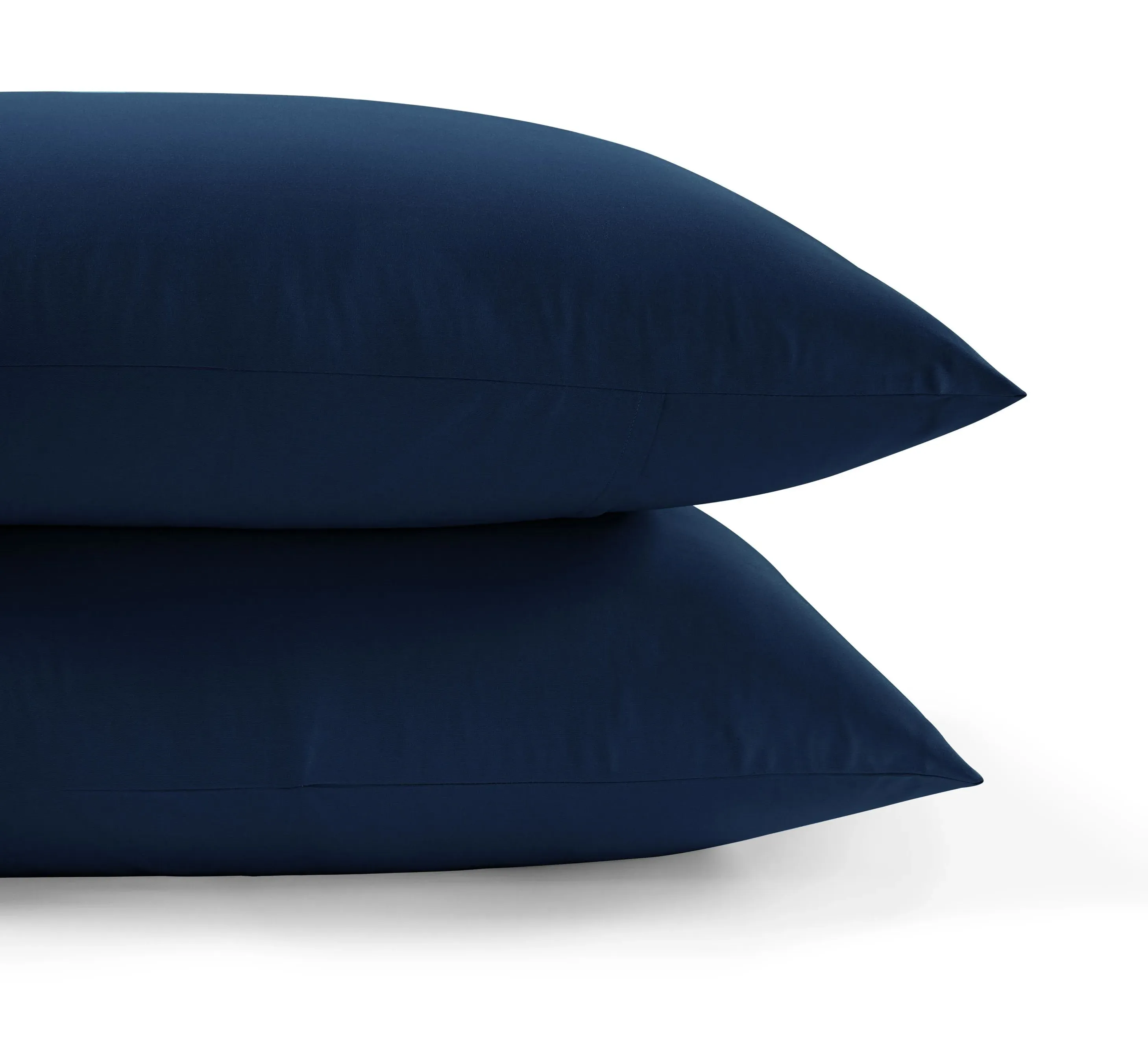 Standard Pillowcase Set 800 Thread - Navy, Cotton