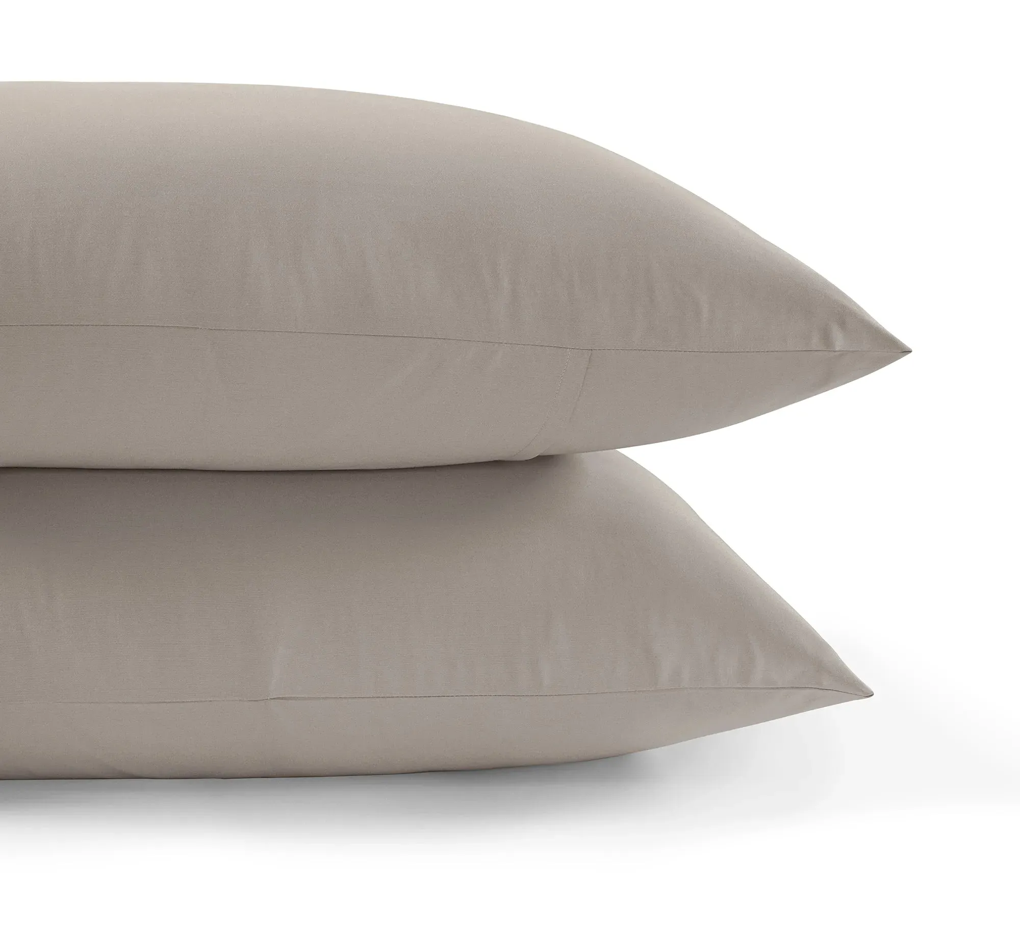 Standard Pillowcase Set 800 Thread - Taupe, Cotton