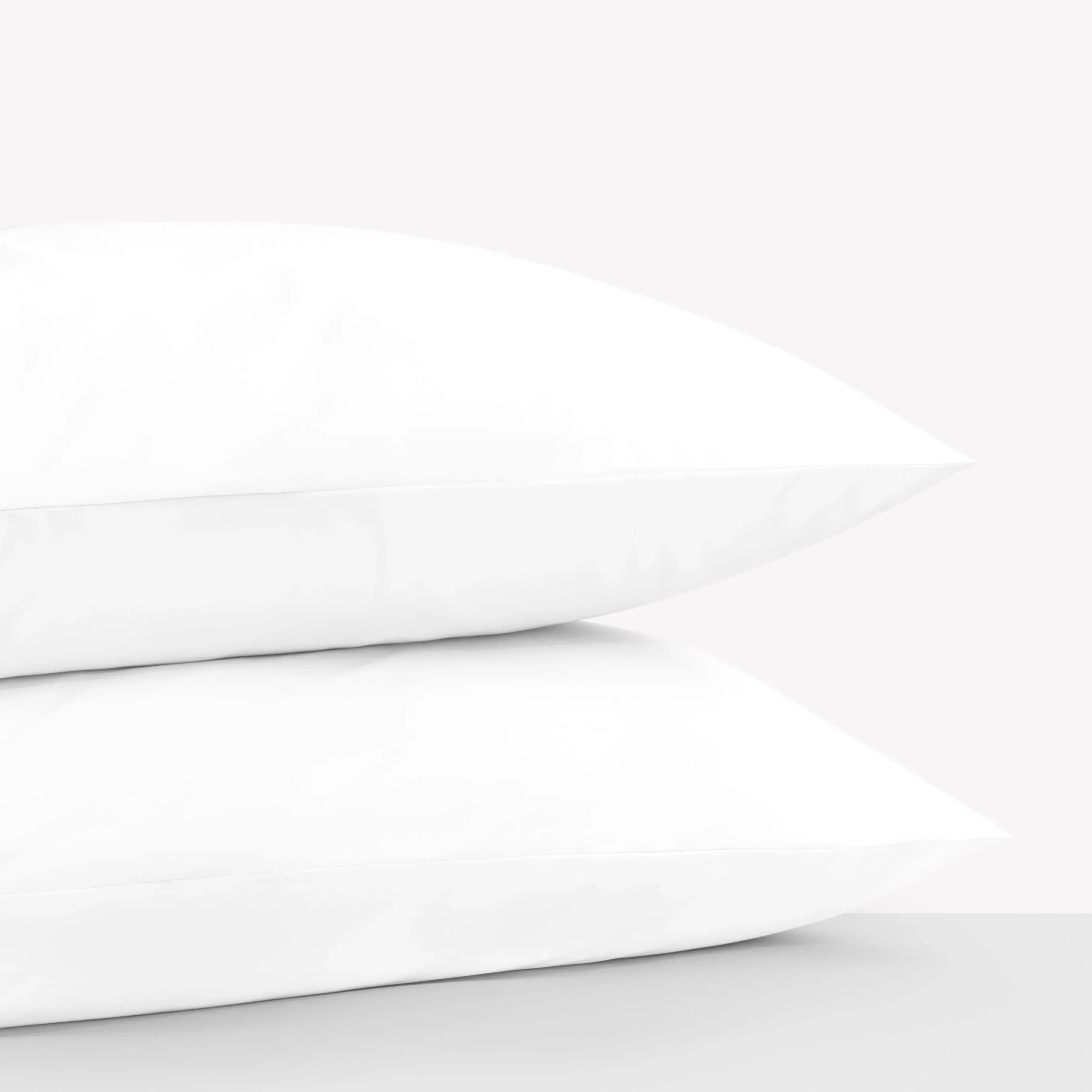 Standard Pillowcase Set 800 Thread - White, Cotton