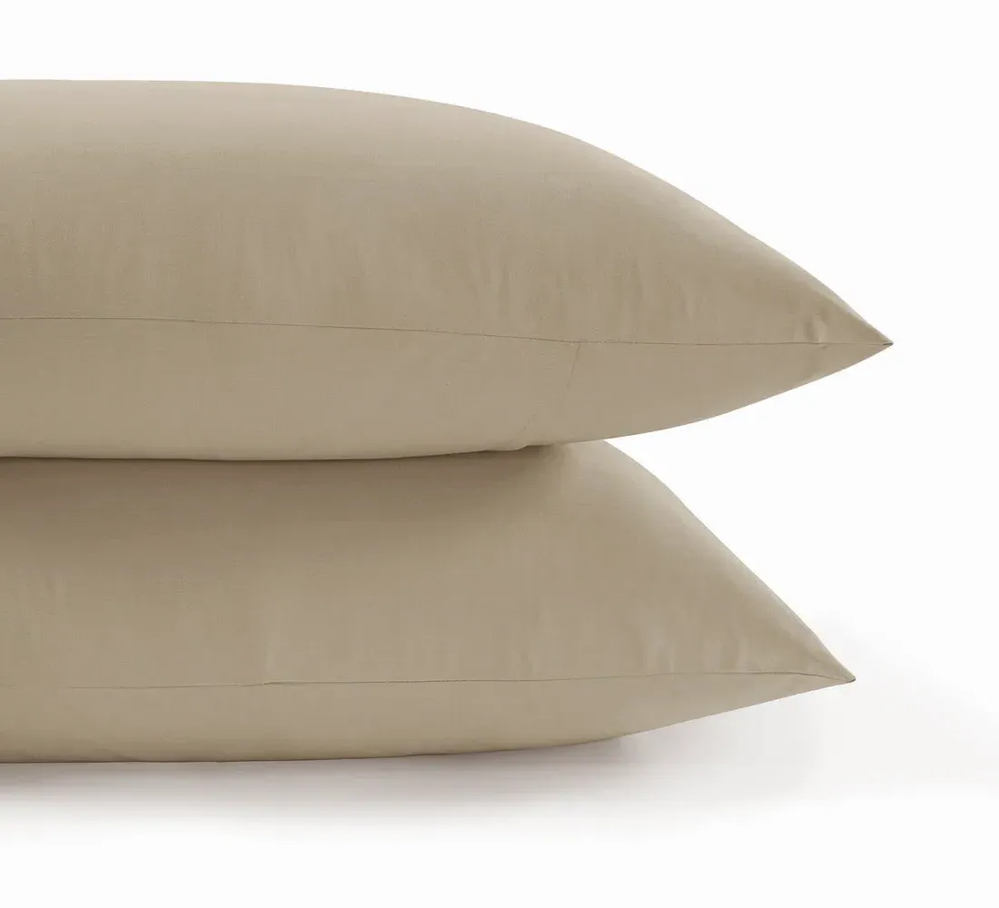 Standard Pillowcase Set - Bone, Egyptian Cotton image