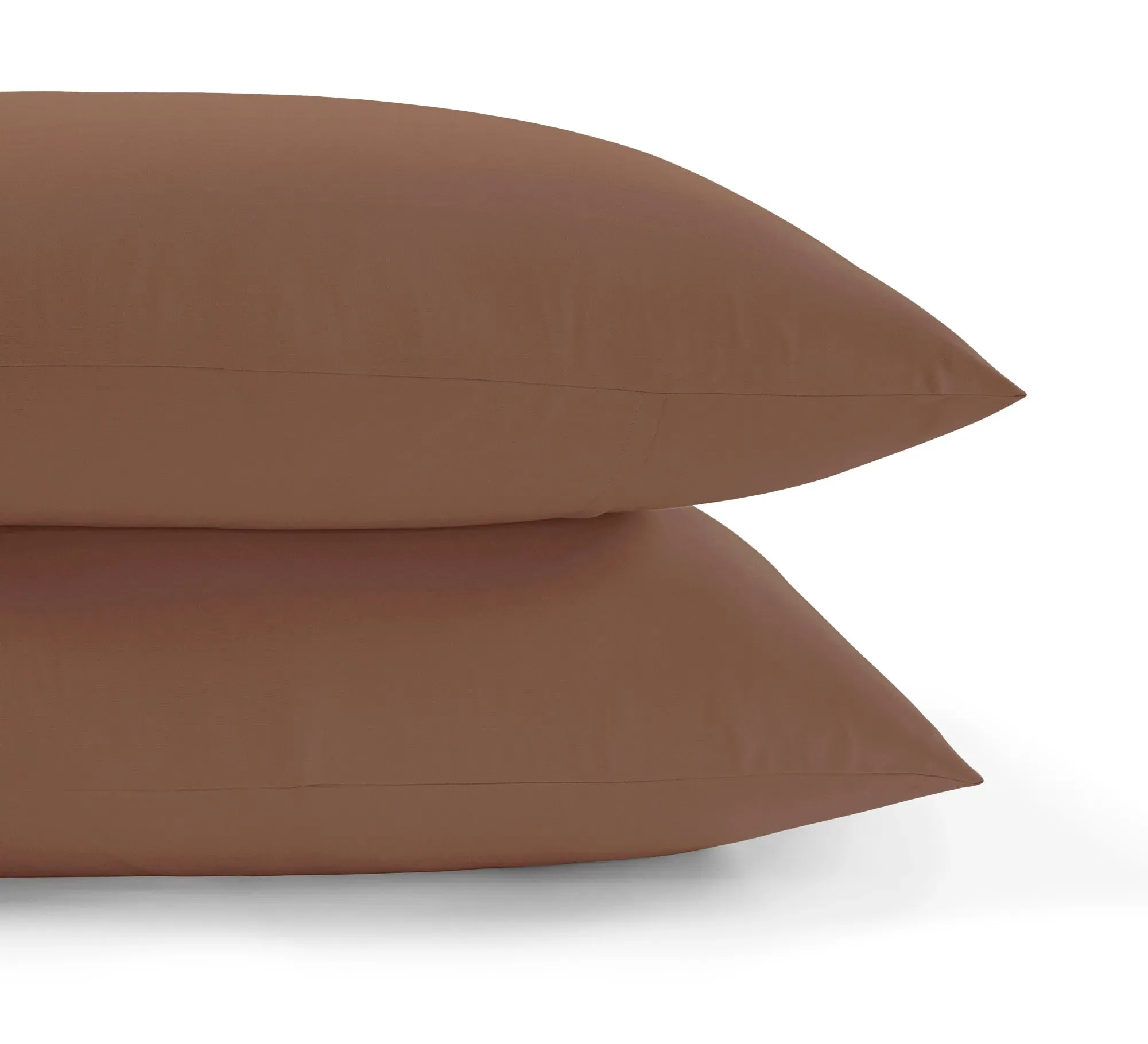 Standard Pillowcase Set - Mocha, Egyptian Cotton