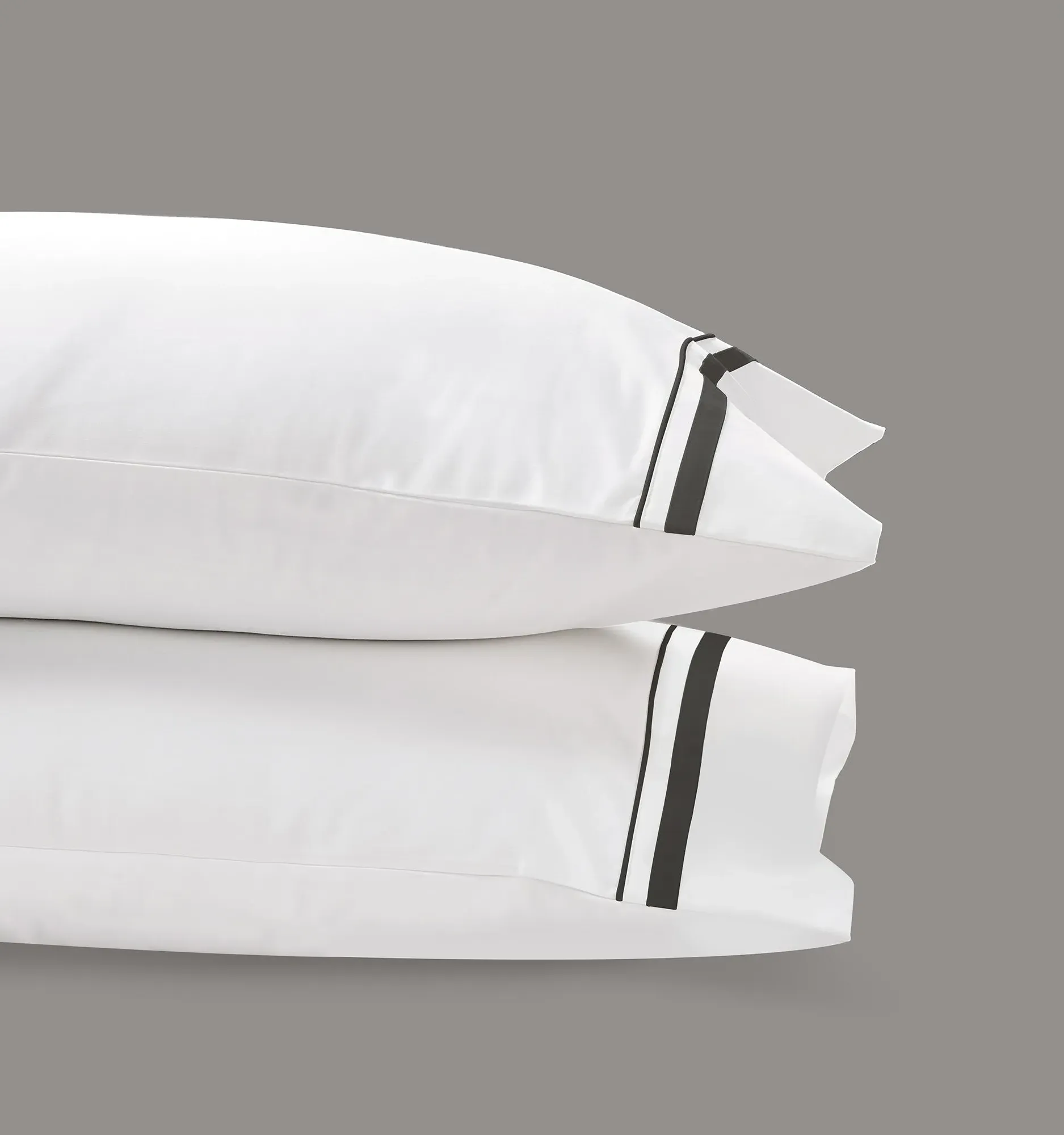 Standard Pillowcases Set - White, Cotton Sateen