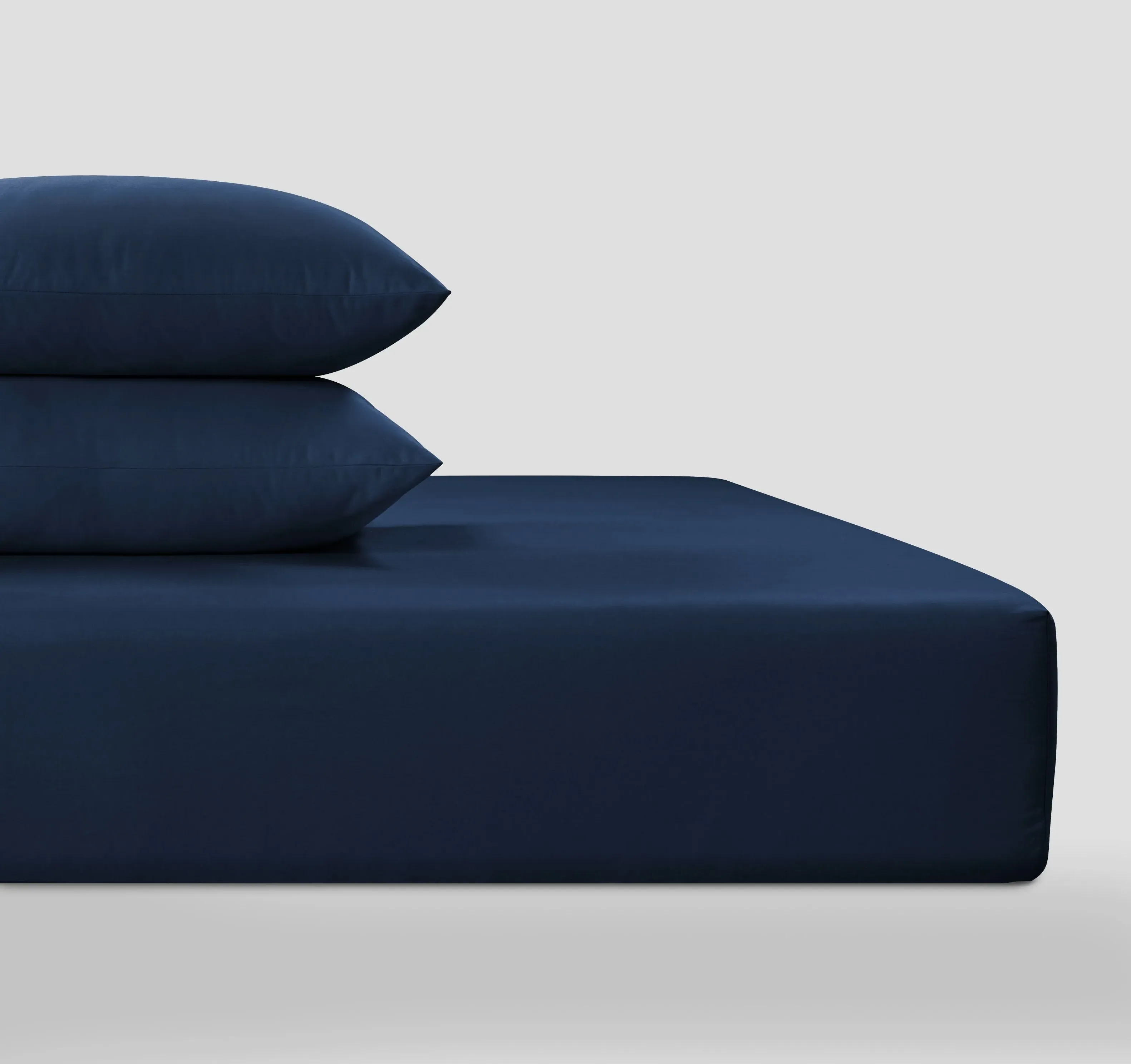 Super King Fitted Sheet 800 Thread Count - Navy, Cotton