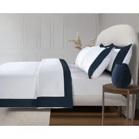 Windsor Lux Single Duvet Cover 800TC - Navy, Egyptian Cotton alternate view