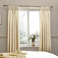 66x72 Lined Curtains Botanical Print - Gold