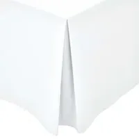 Double Bed Valance - White, Percale Cotton