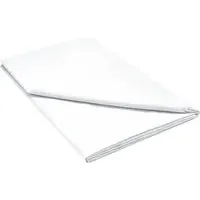 Double Flat Sheet Percale - White, Cotton