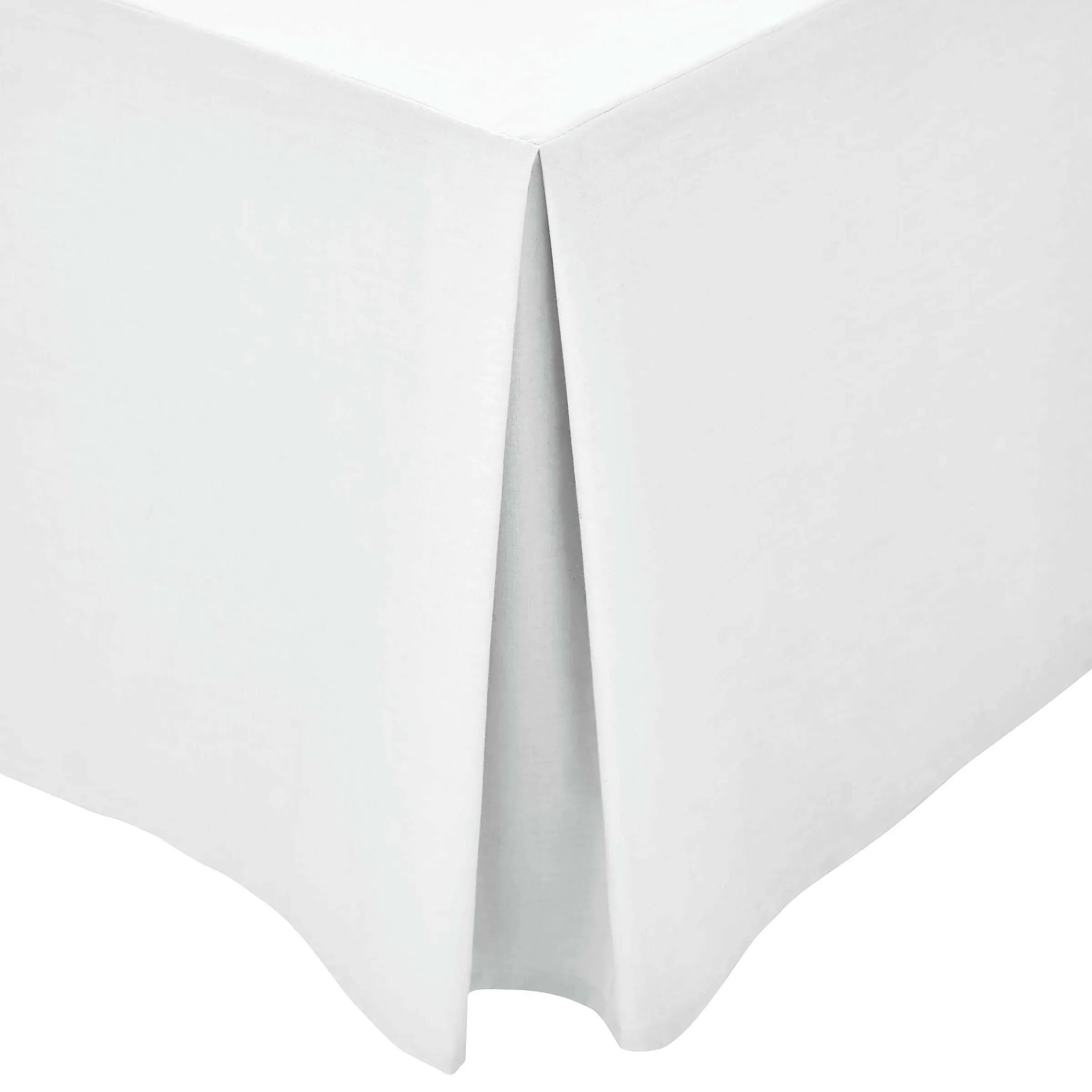 King Size Bed Valance - Silver, Percale Cotton