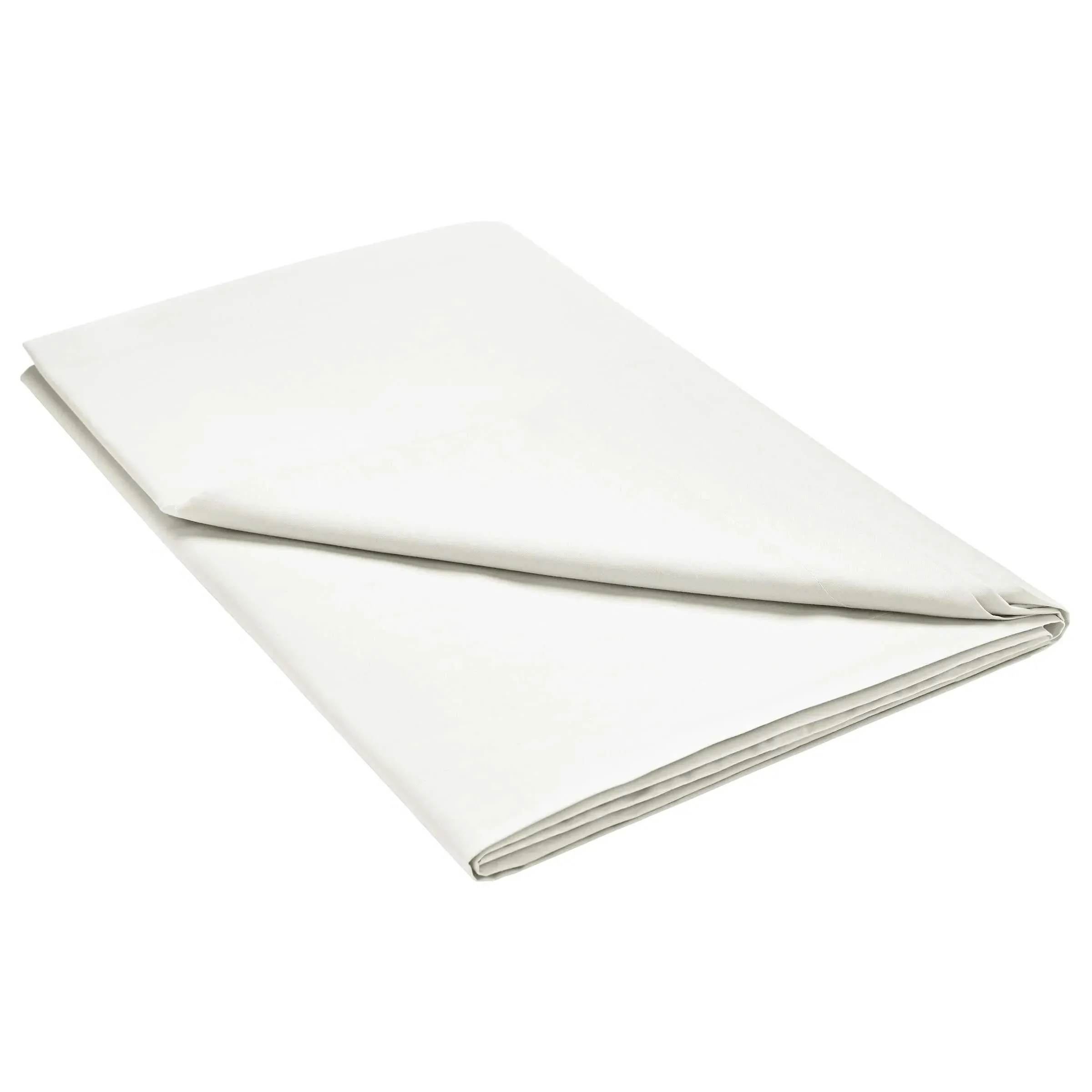 King Size Flat Sheet Percale - Cream, Cotton