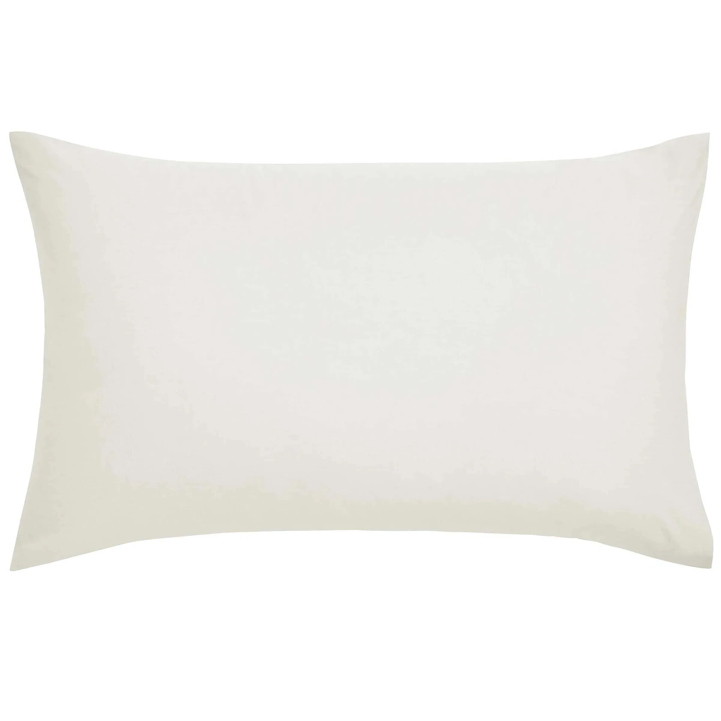 Standard Pillowcase - Cream, Percale Cotton
