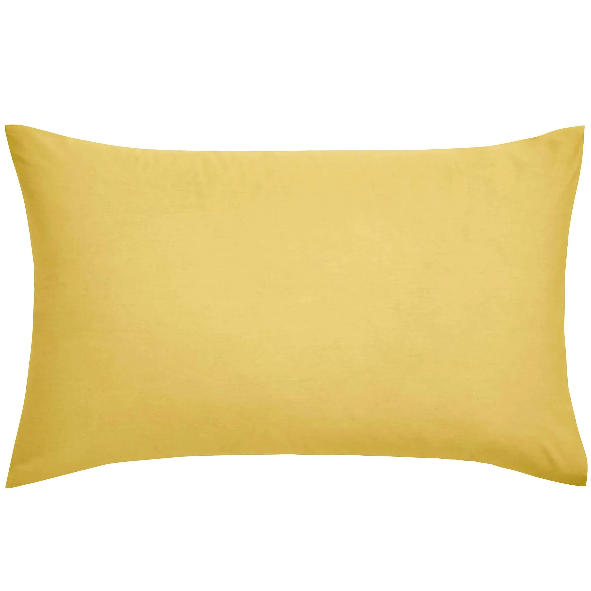 Standard Pillowcase - Ochre, Percale Cotton