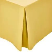 Super King Bed Valance - Ochre, Percale Cotton