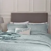 Super King Duvet Cover Set - Duck Egg, Cotton