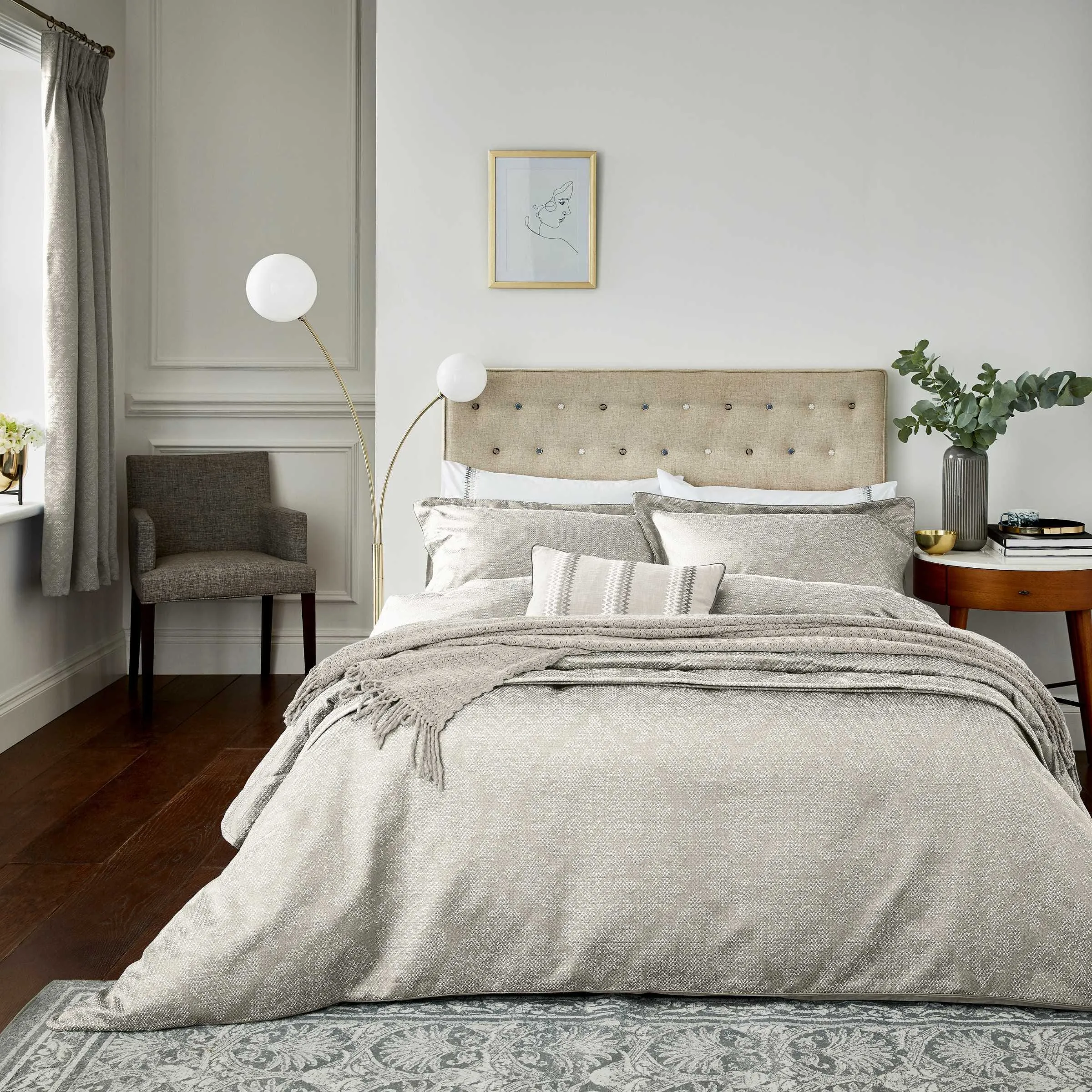 Super King Duvet Cover Set - Linen