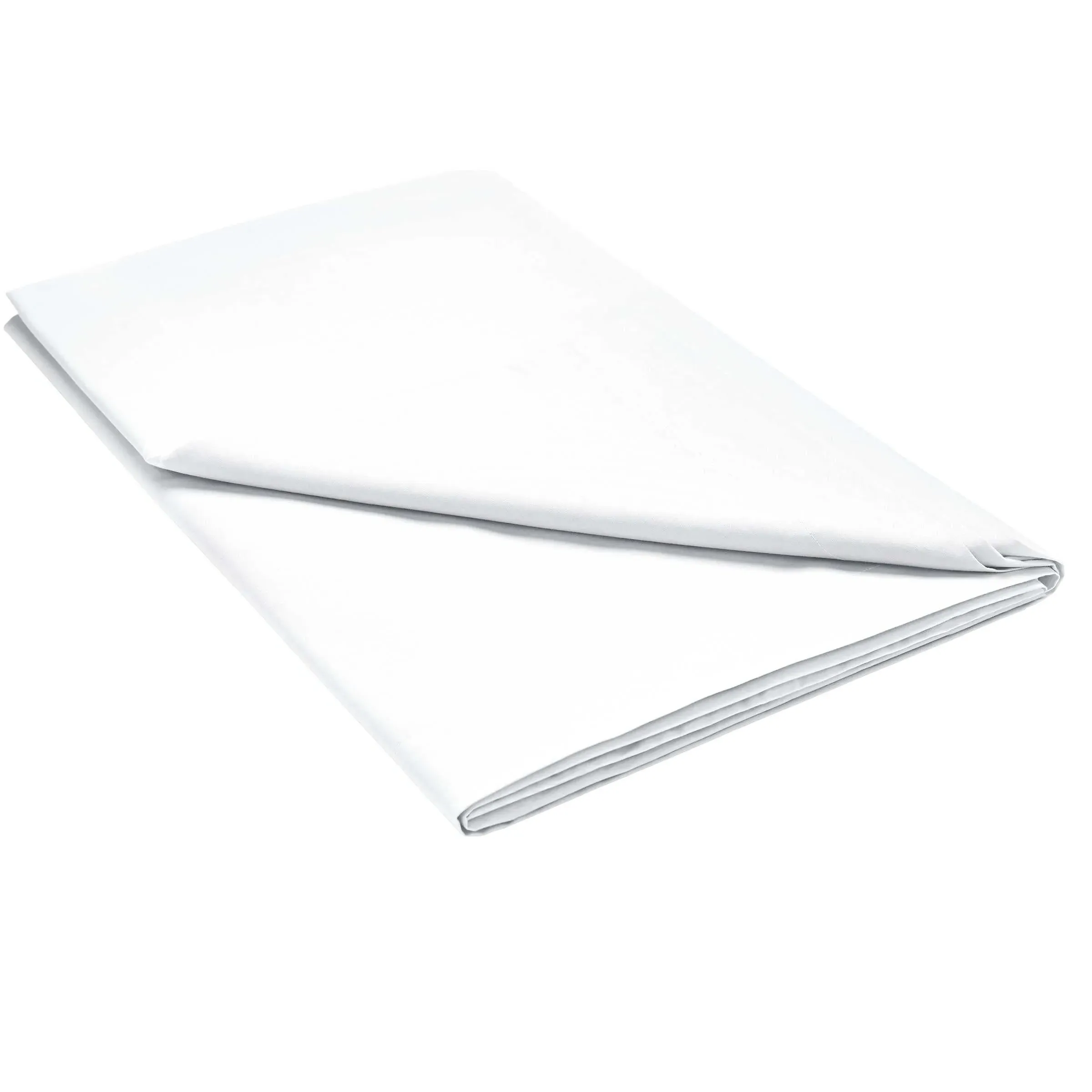 Super King Flat Sheet Percale - Silver, Cotton
