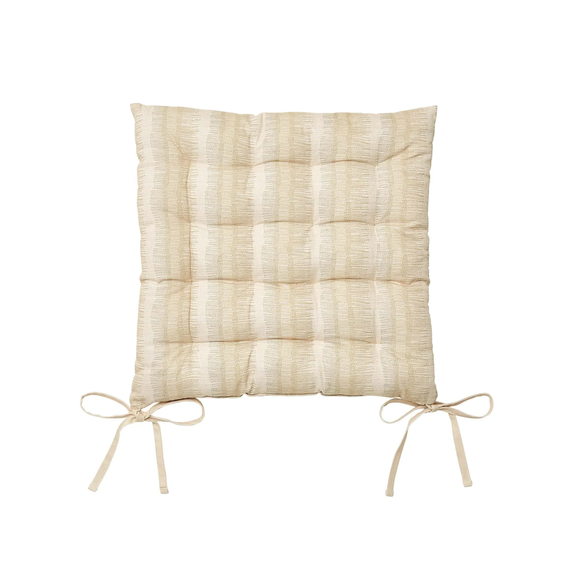 Moya Quilted Seat Pad - Warm Ochre, Cotton product