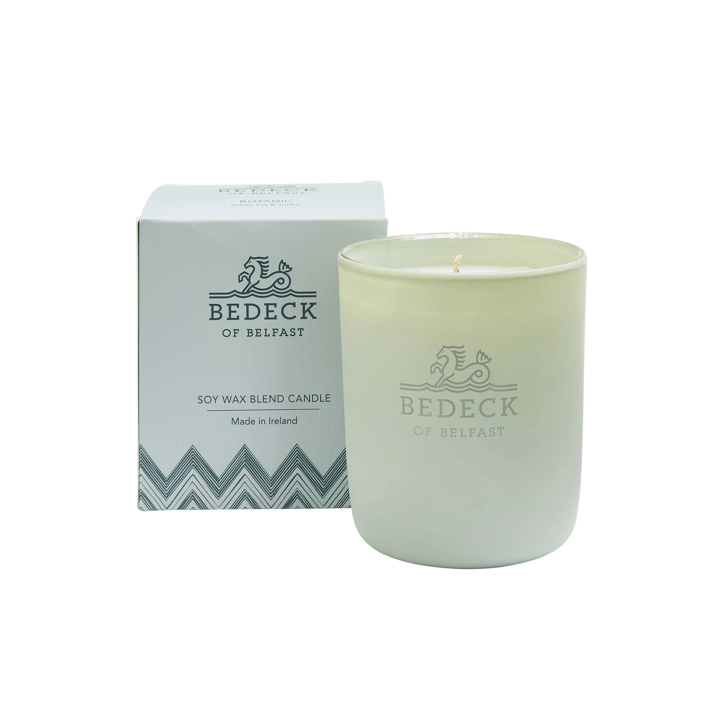 1 Wick Scented Candle Botanic - Fig Rose