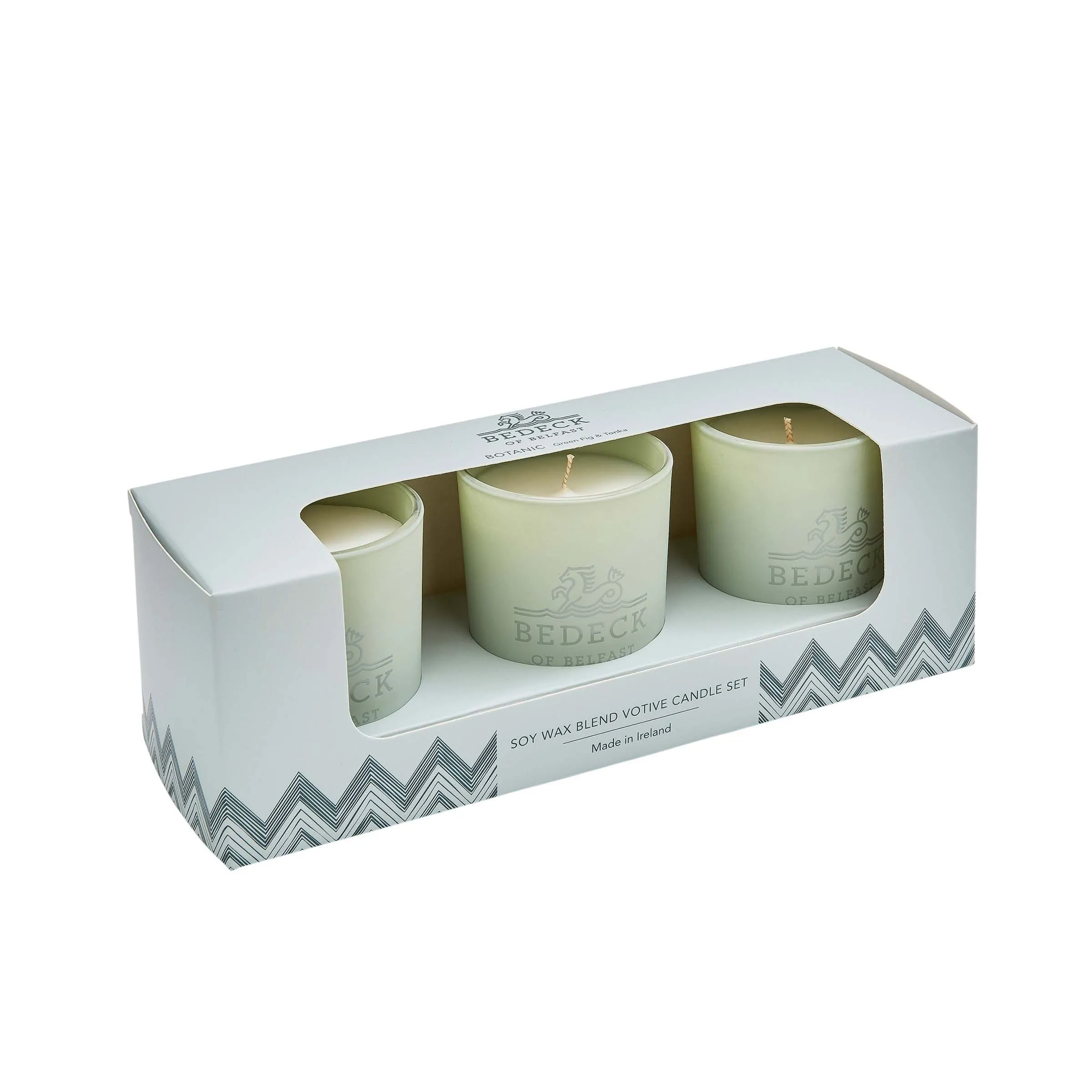 3-Pack Votive Scented Candles - Botanic