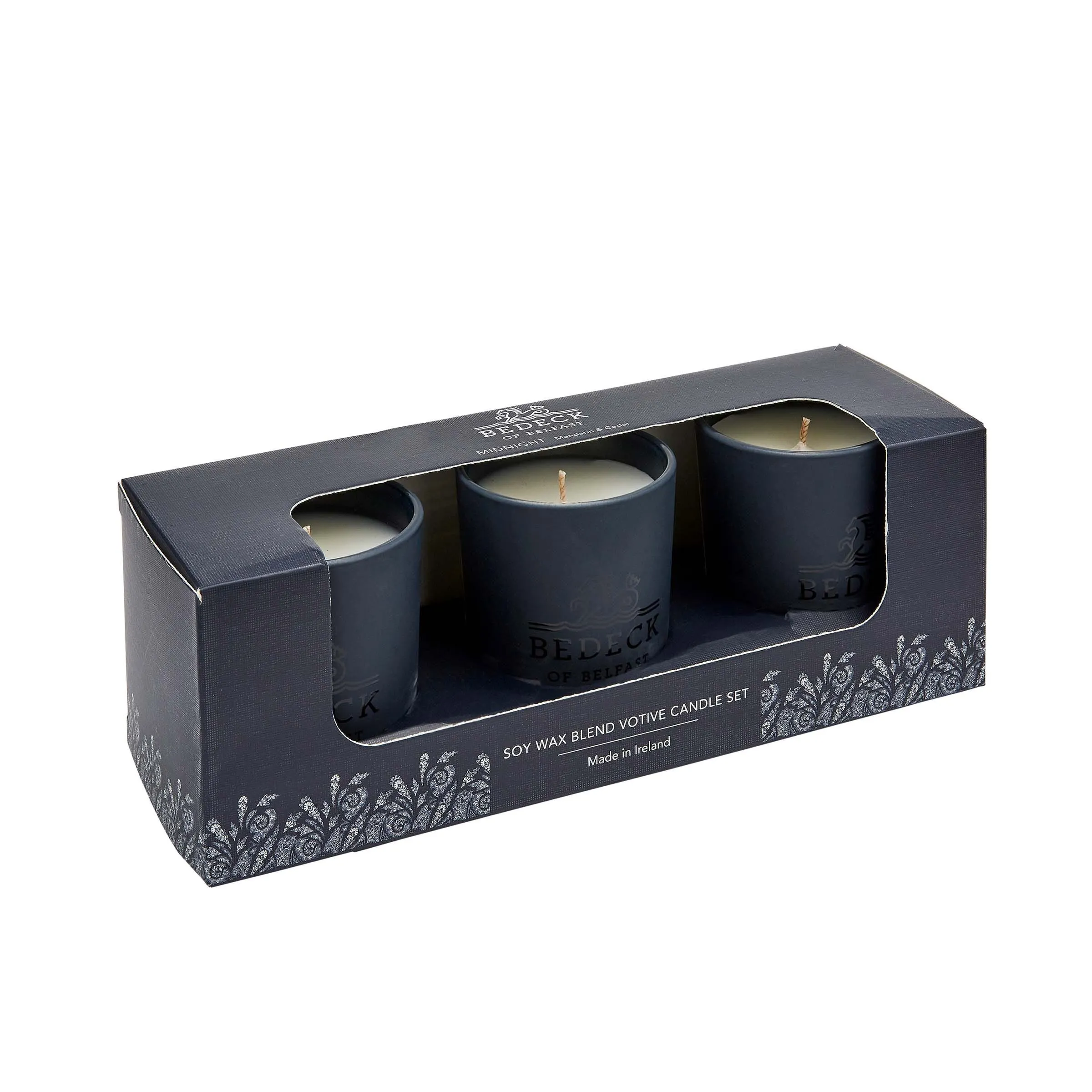 3-Pack Votive Scented Candles - Midnight