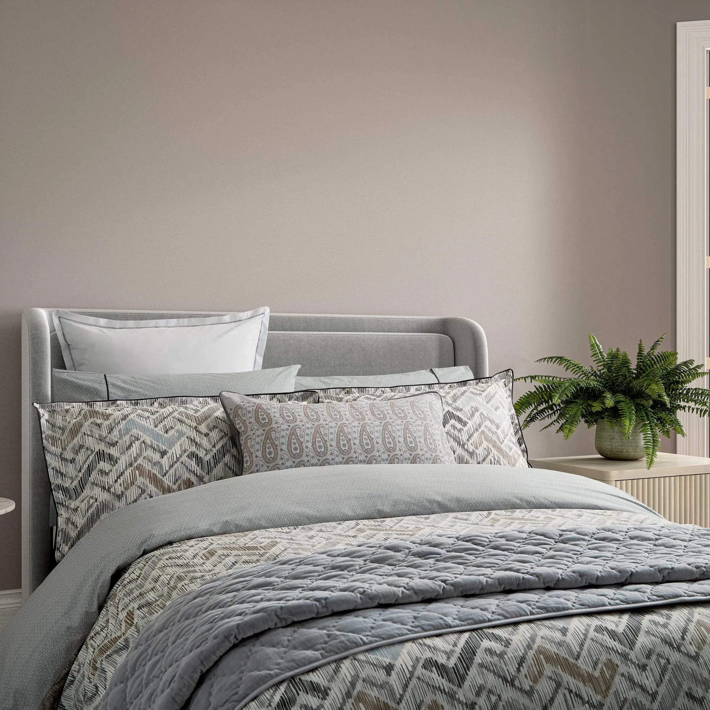 Albany/Danza Cushion - Neutral, Cotton alternate view