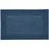 Bath Mat with Hem Detail - Denim, Cotton