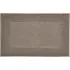 Bath Mat with Hem Detail - Truffle, Cotton