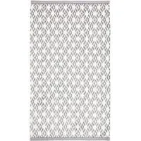 Bath Sheet Geometric Pattern - Chalk, Cotton
