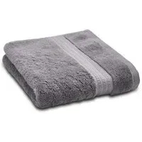 Bath Sheet with Hem Detail - Mocha, Cotton