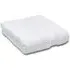 Bath Sheet with Hem Detail - White, Cotton