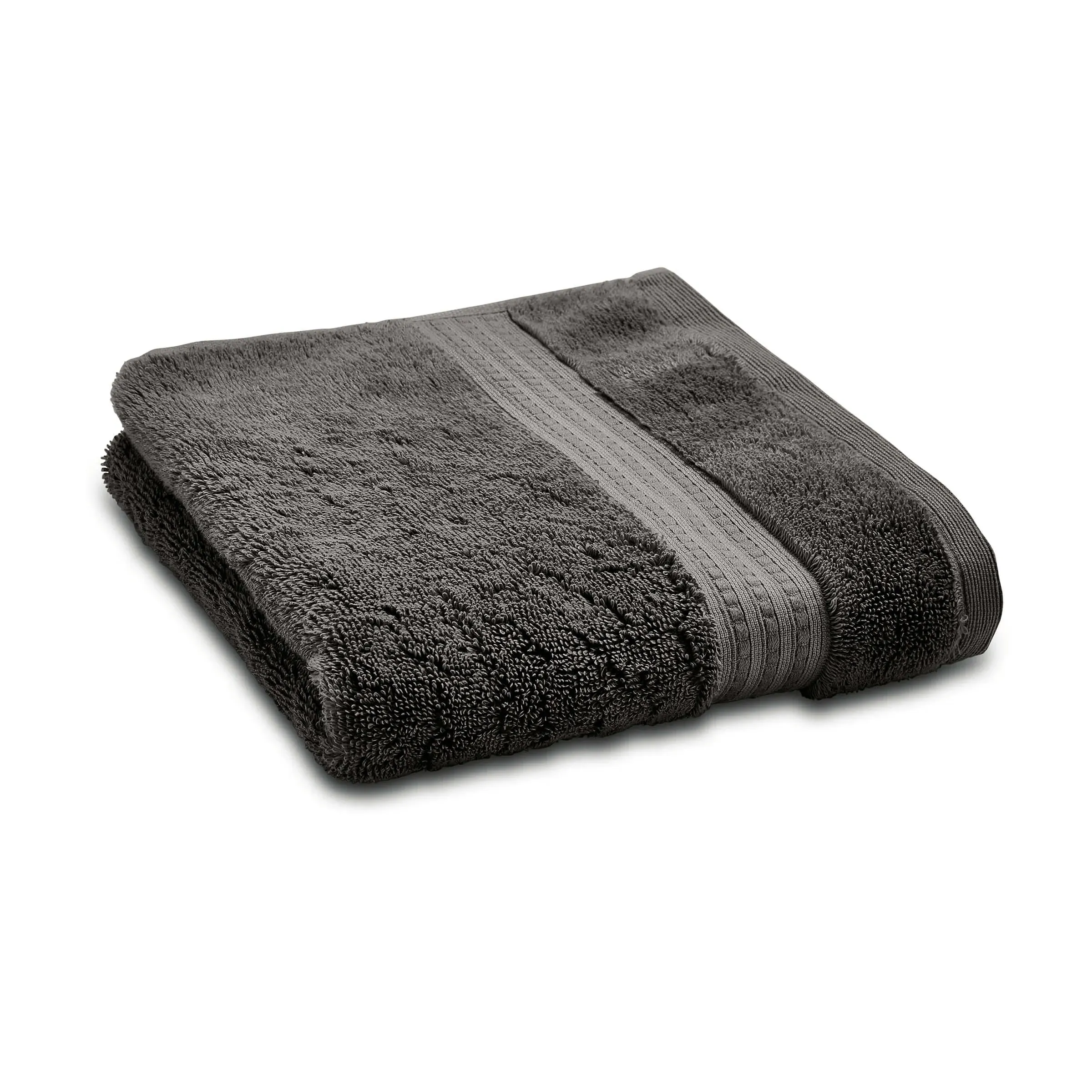 Bath Towel with Feather Touch - Charcoal, Cotton image