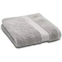 Bath Towel with Feather Touch - Silver, Cotton