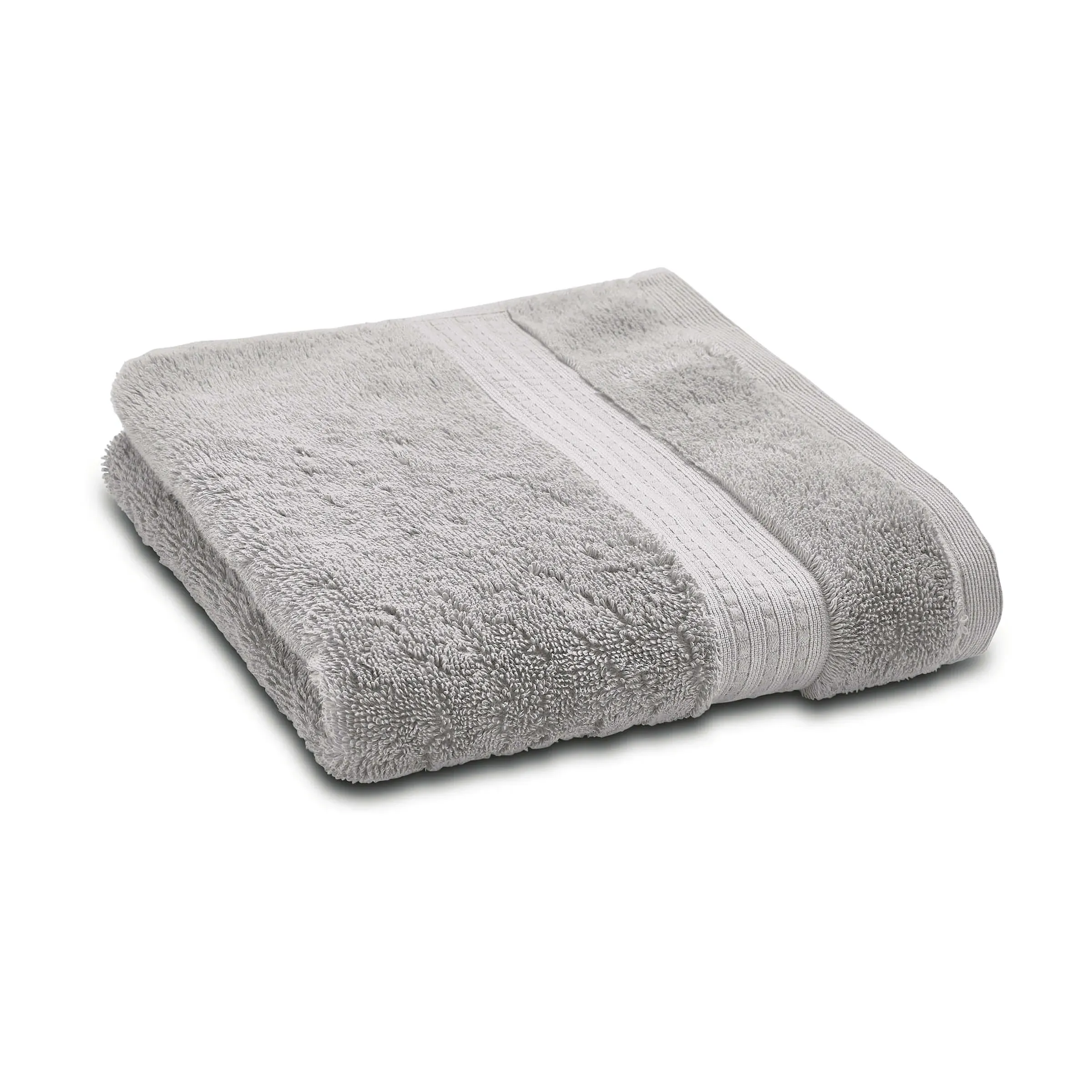 Bath Towel with Feather Touch - Silver, Cotton