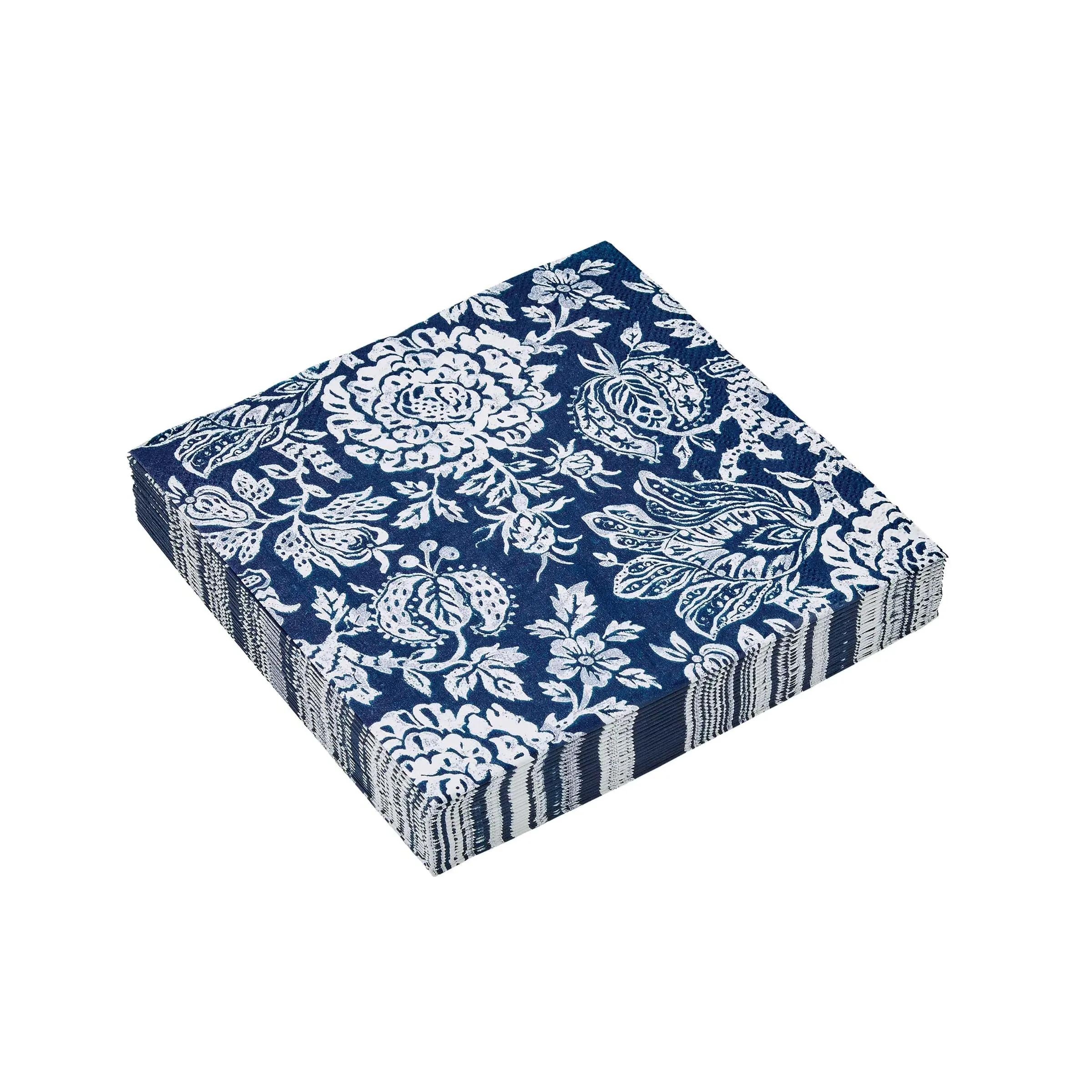 Botanical Paper Napkins - Midnight Navy image