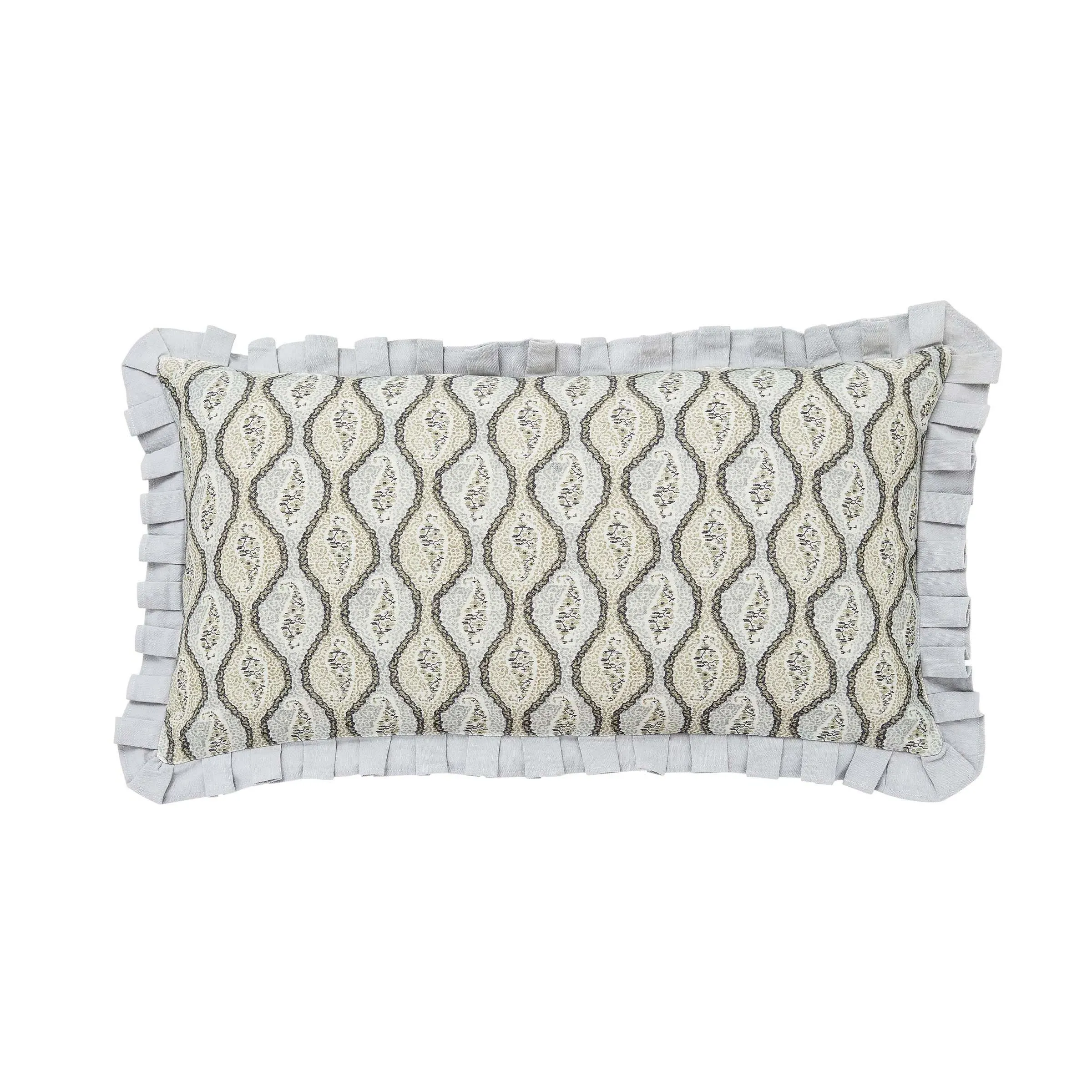 Clarence/Elena Cushion - Silver, Green product