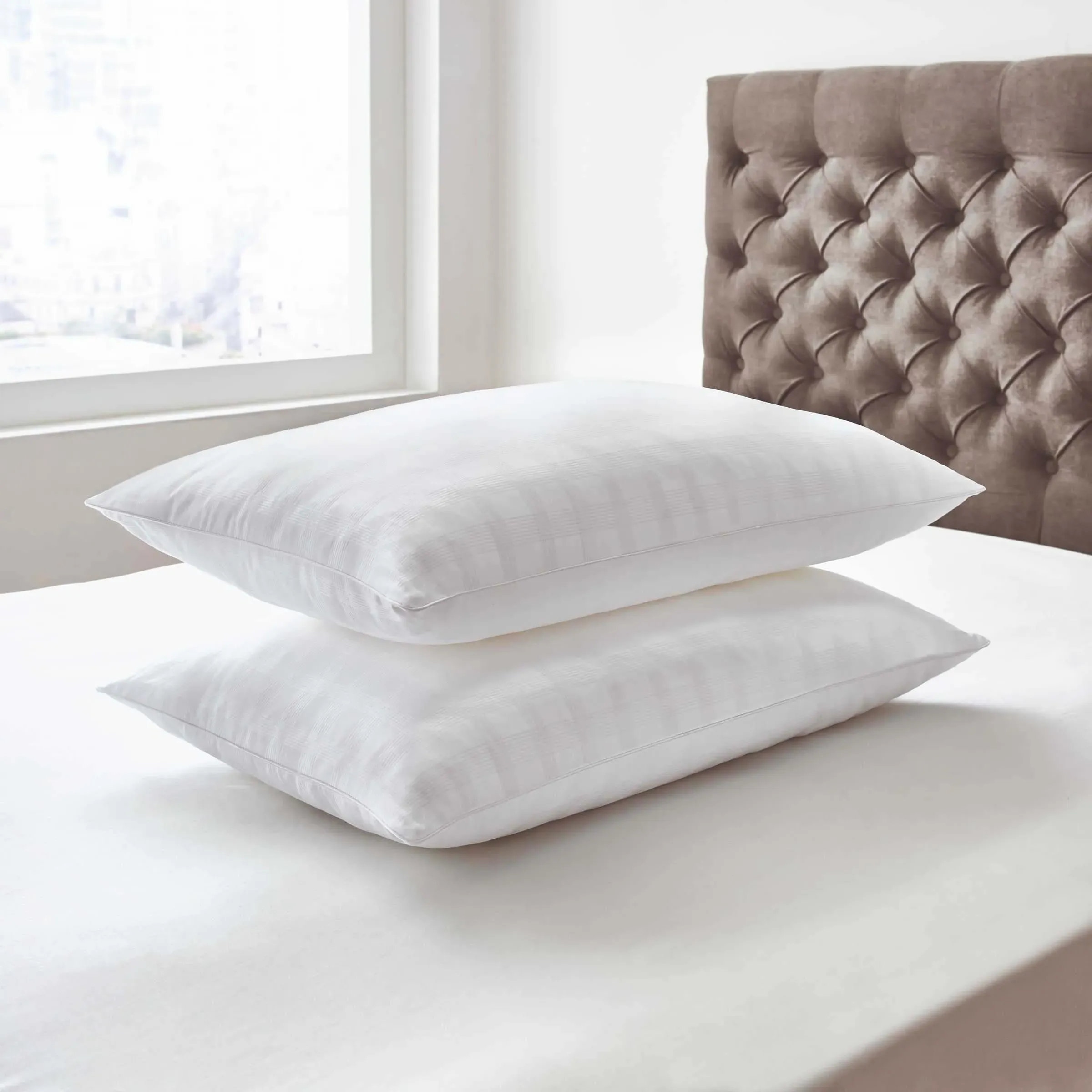 Clusterfibre Pillow Pair - White image