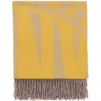 Logo Throw with Fringe - Grey alternate view