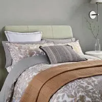 Double Duvet Cover Set - Charcoal, Cotton