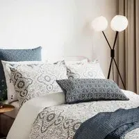 Double Duvet Cover Set - Denim, Cotton