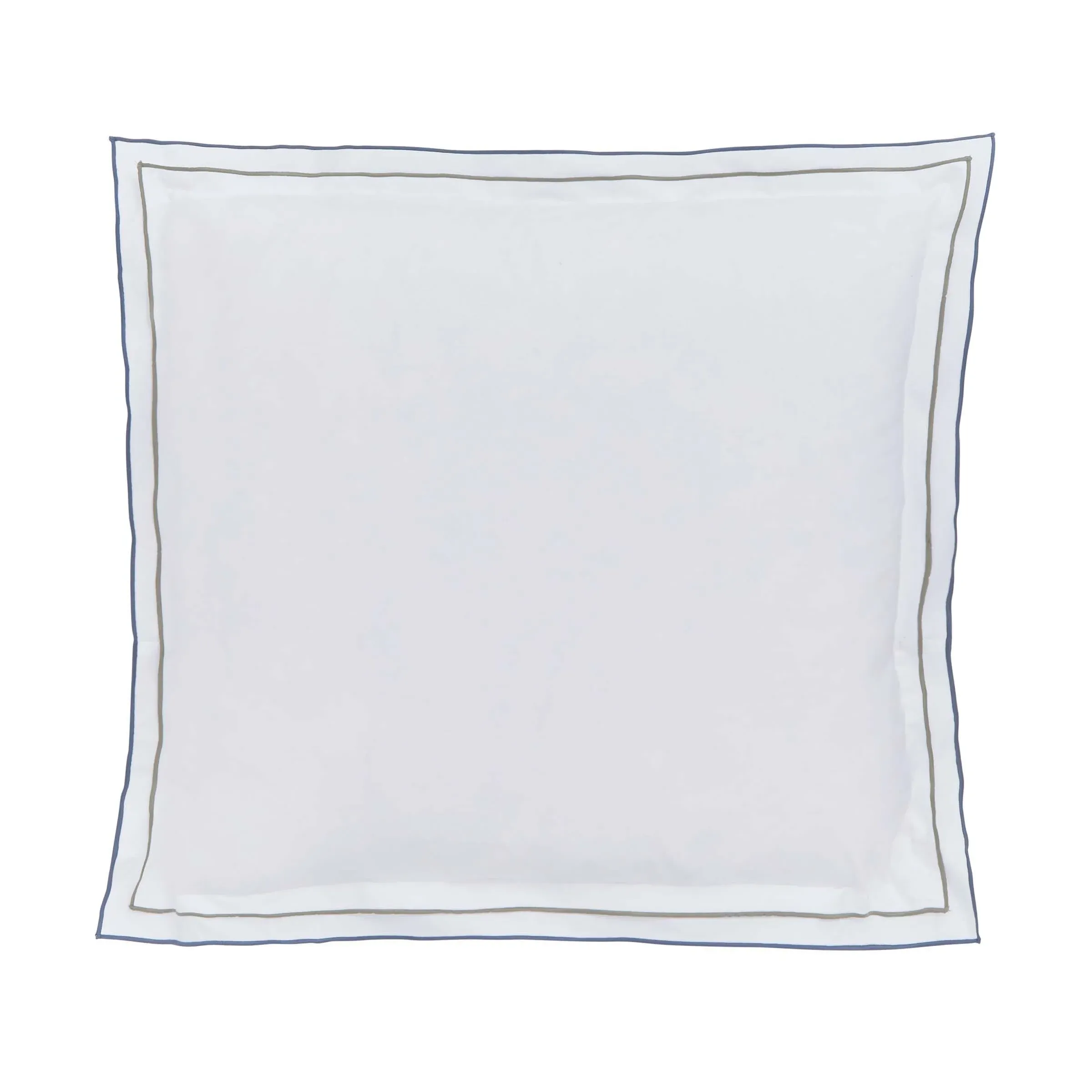 Elara Square Oxford Pillowcases Pair - Blue/Green product