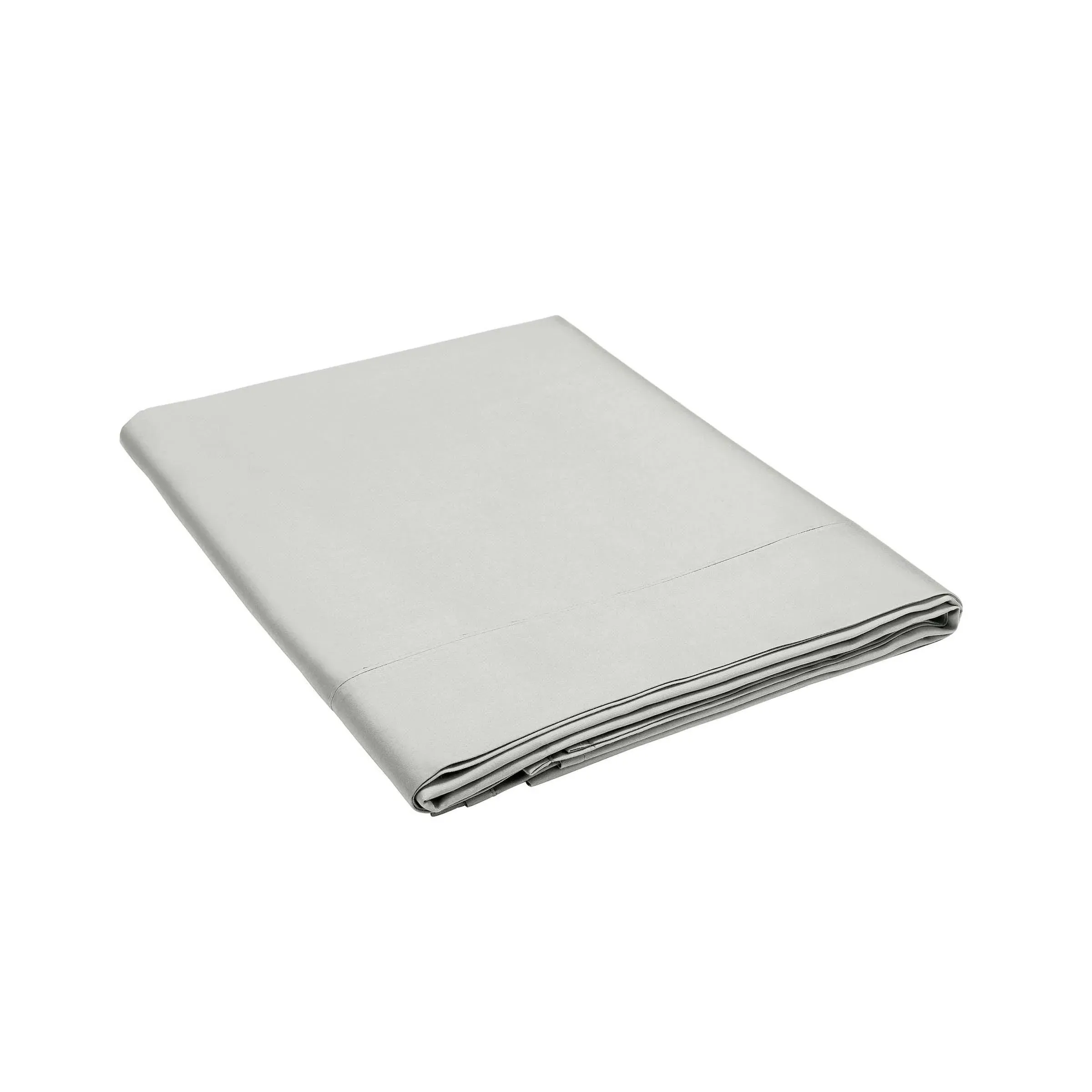 400 Thread Count Sateen Single Flat Sheet - Silver, Cotton product