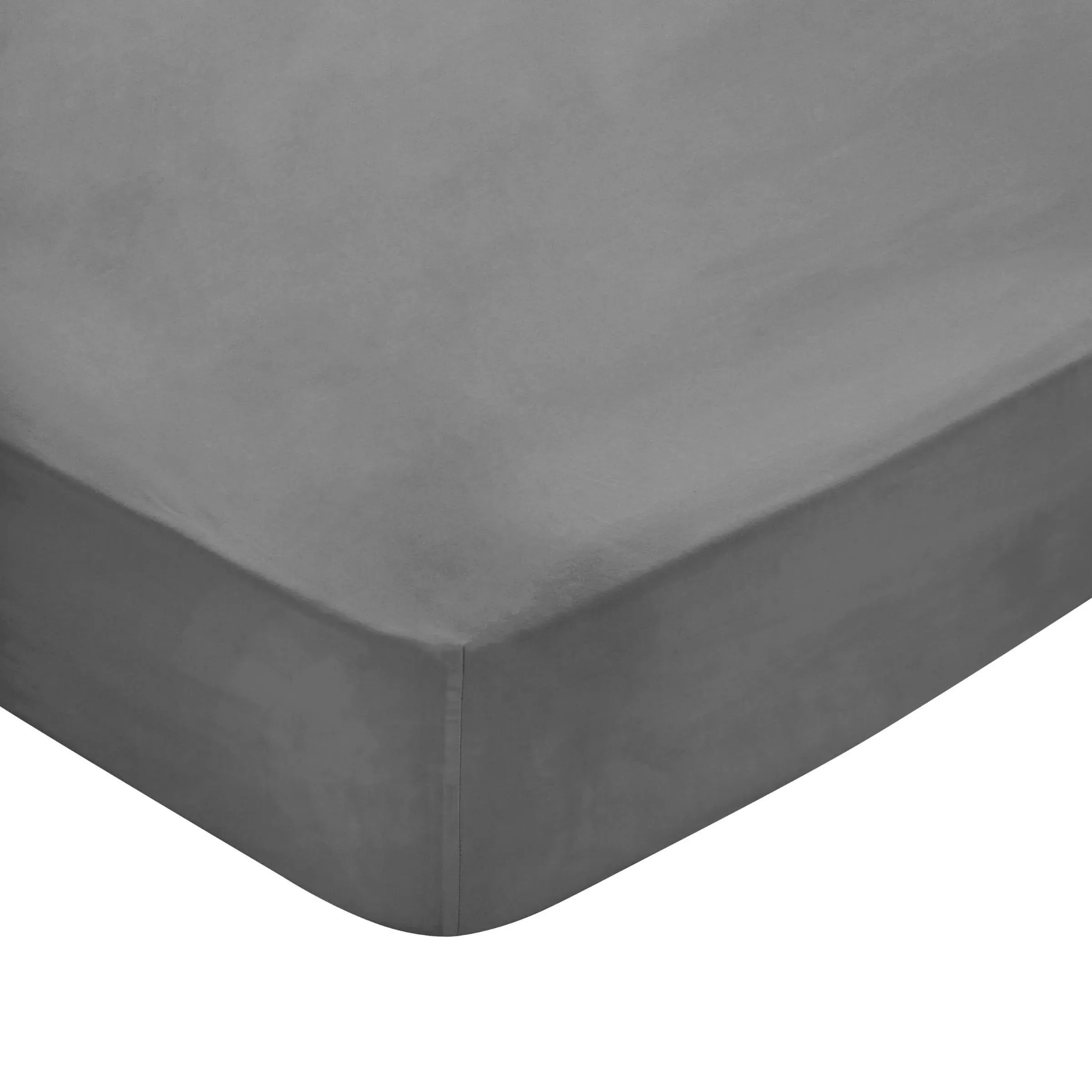 Double Fitted Sheet 300 Thread Count - Charcoal