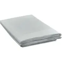 Double Flat Sheet 300 Thread Count - Silver, Cotton