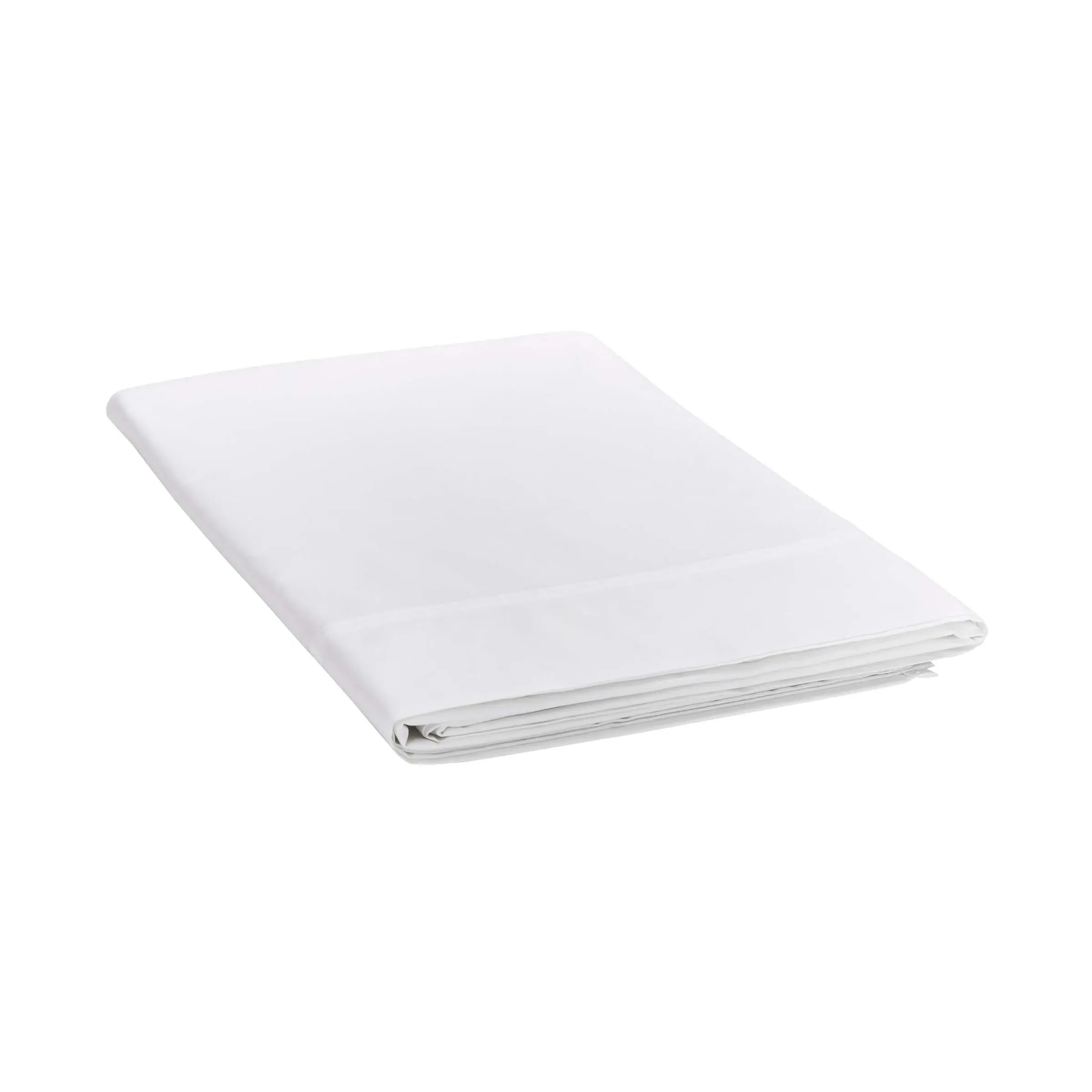 Double Flat Sheet 300 Thread Count - White, Cotton