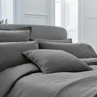 King Size Duvet Cover - Charcoal, Cotton