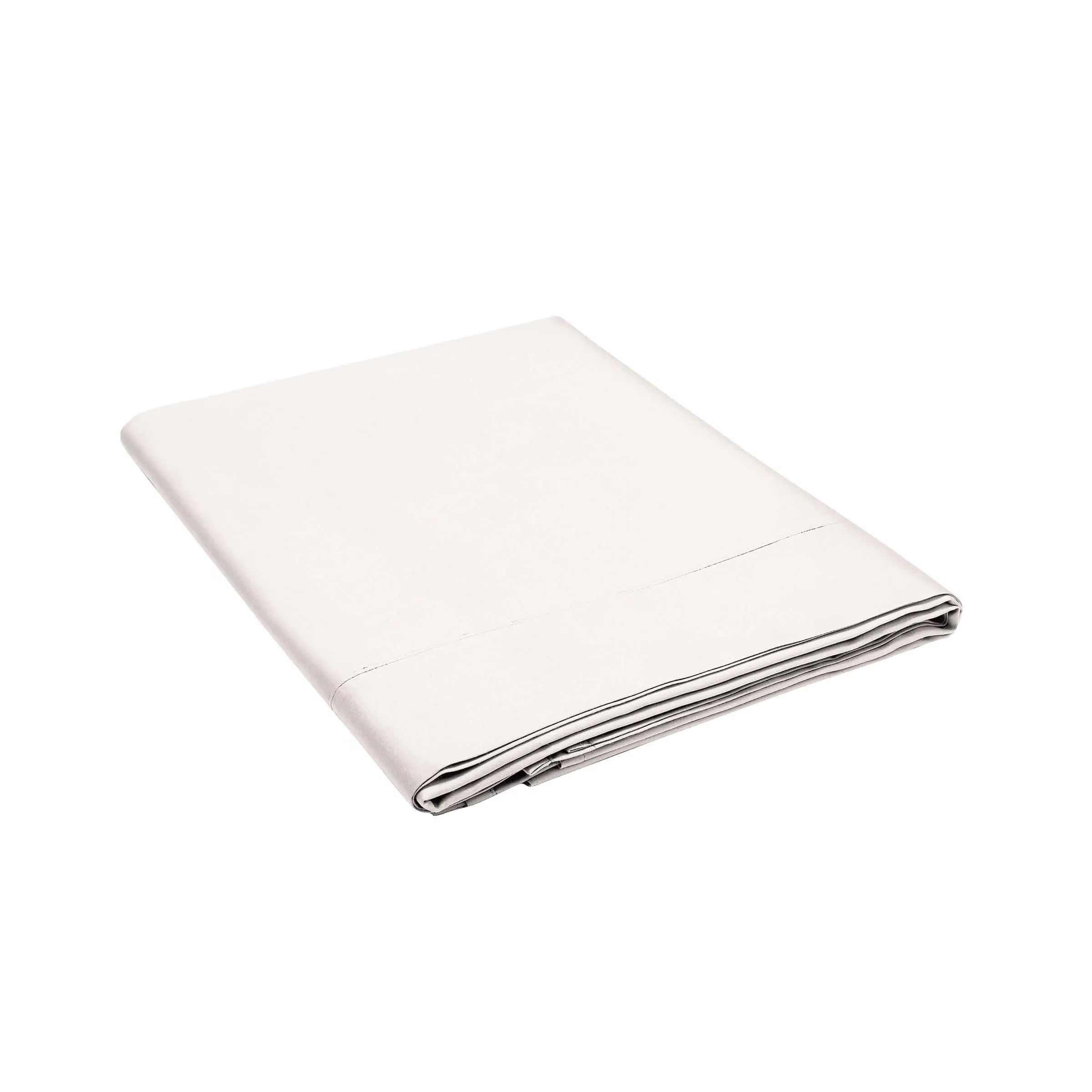King Size Flat Sheet 1000TC - Chalk, Cotton