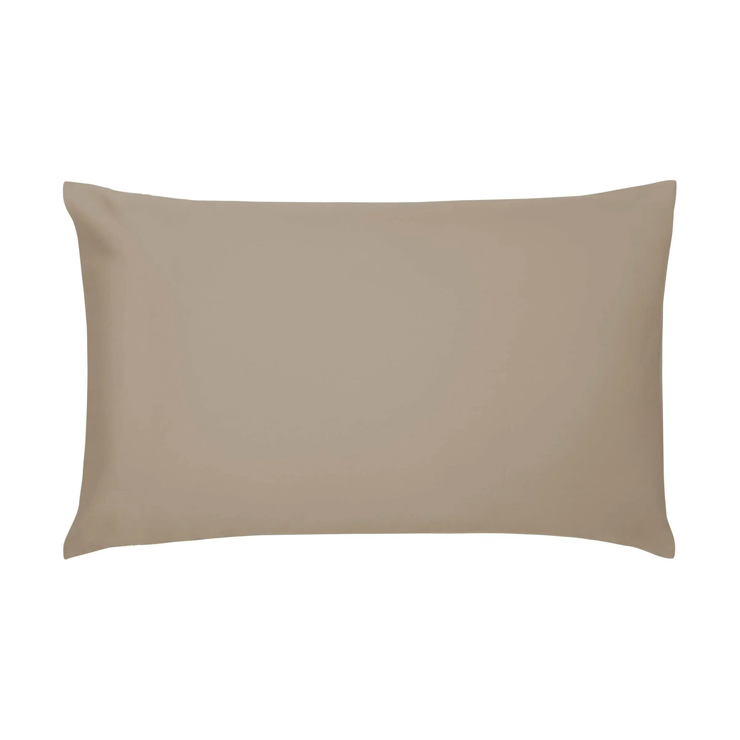 Large Pillowcase Pair 400 Thread - Truffle, Cotton