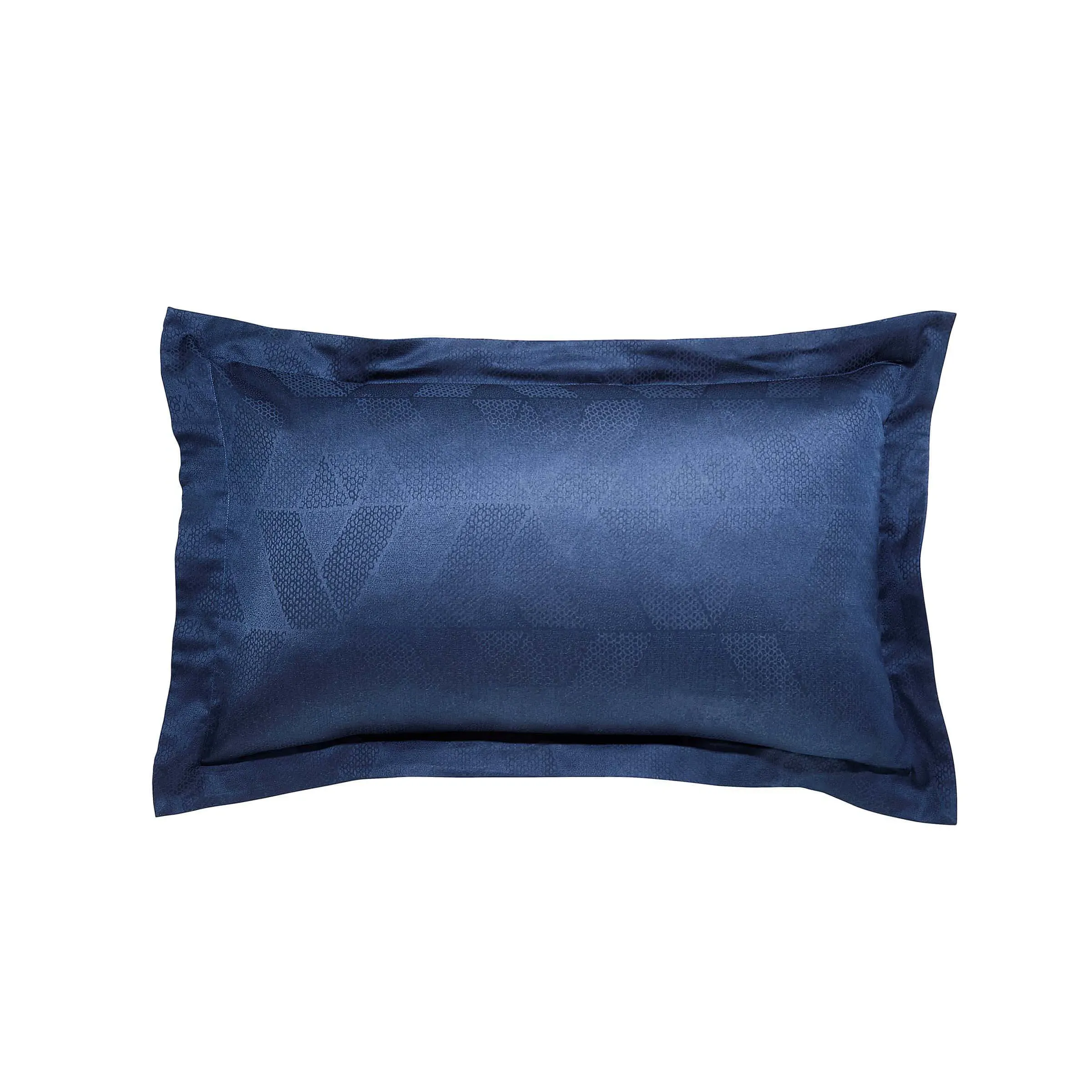Oxford Pillowcase with Jacquard - Midnight, Cotton image